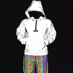 New Reflective Jacket Hooded Coat